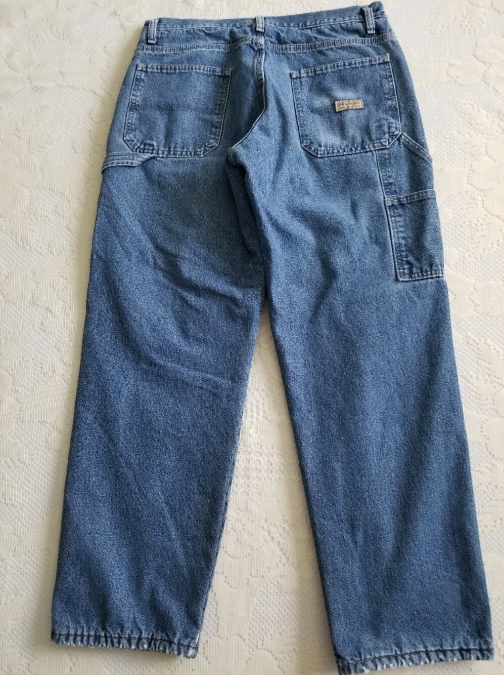 Wrangler Rugged Wear Flannel Lined Jeans 32